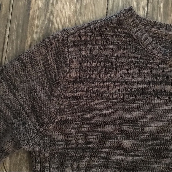 FIREFLY High Low Sweater Black/Grey Side Slits - Picture 7 of 9